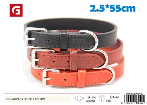 [302908052] Collar para perro 2.5*55cm - Correas y collares para mascotas