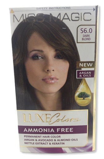 [3800708385907] Tinte de cabello Miss Magic S6.0 Rubio oscuro - Productos de belleza