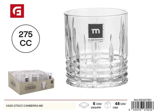 [A003340] Vaso 275 cc Canberra MD - Artículos de vidrio