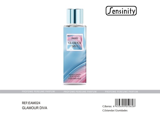 [EAM024] Body spray perfume Glamour Diva 250 ml - Fragancias