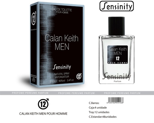 [HYS012] Calan Keith Men Para Hombre Sensinity - Perfumería y fragancias masculinas