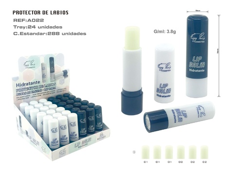 [A022] Protector labial fácil de París 36 unidades - Cuidado personal y labios