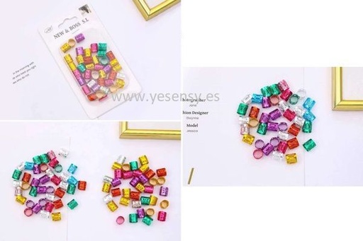 [8875588800616] Anillos decorativos para pelo 24/U 280061-1 NB - Accesorios de pelo y diademas
