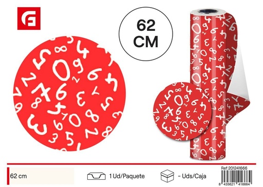 [201241666] Papel regalo decorado 62cm - Materiales para envolver regalos