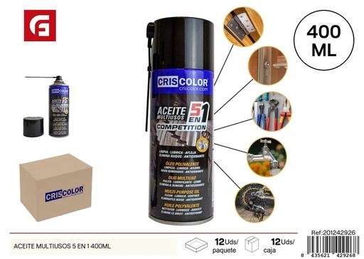 [201242926] ACEITE MULTIUSOS 5 EN 1 400ml - Lubricantes y pinturas
