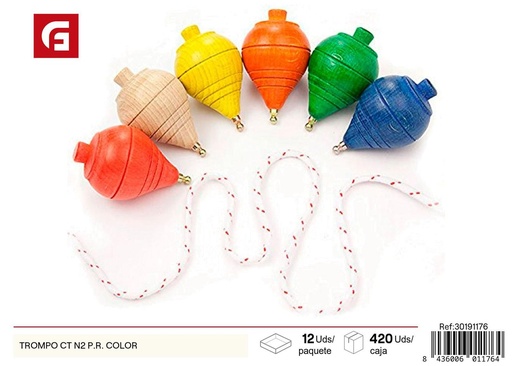 [30191176] Trompo peonzas CT N2 en color - Juguetes
