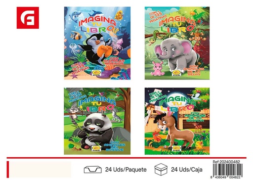 [202400482] Imagina tu libro - Libros de colorear y cuentos