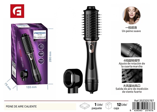 [352325787] Peine de aire caliente - Electrónica y productos de peluquería