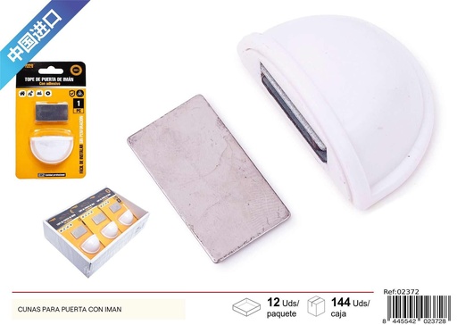 [02372] Tope para puerta con imán - Accesorios para puertas