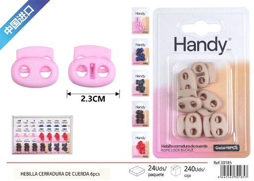 [30185] Hebilla de resorte en colores 10pcs - Accesorios de costura