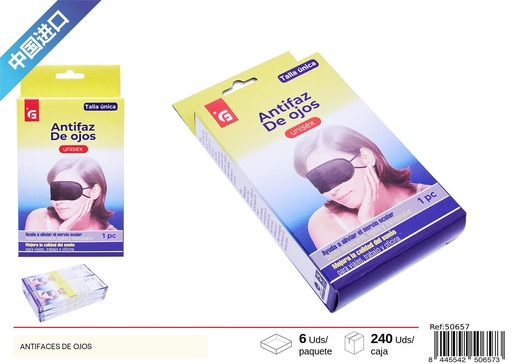 [50657] Antifaces de ojos - Accesorios para descanso y relajación