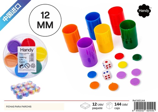 [60144] Fichas para parchís - Juegos de mesa y entretenimiento