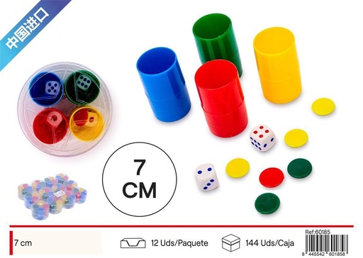 [60185] Ficha de parchís para 4 jugadores - Juguetes y juegos de mesa