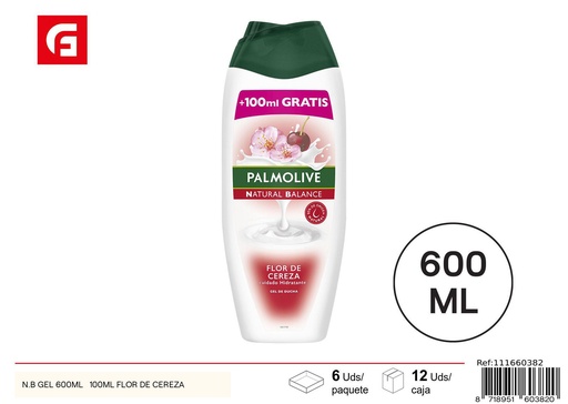 [111660382] Gel de baño N.B 600 ml + 100 ml de flor de cereza - Productos de cuidado personal