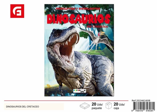 [202461608] Libro "Dinosaurios del Cretácico" - Material escolar y libros de ciencia