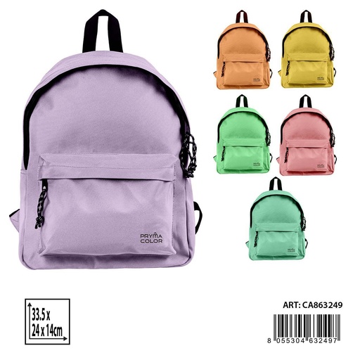 [0234938] Mochila pastely 33.5x24x15 cm - Mochilas y útiles escolares