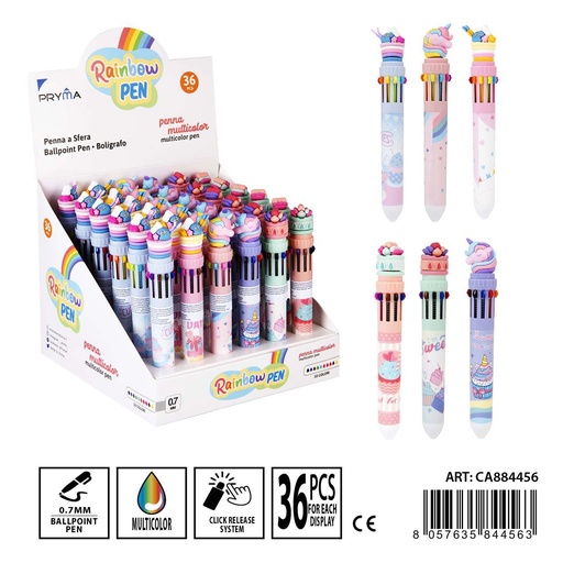 [0234557] Bolígrafo multicolor 0.7MM (10 colores) - Artículos de escritura