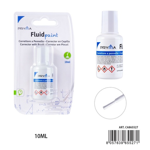 [0233599] Corrector líquido de 10 ml - Papelería
