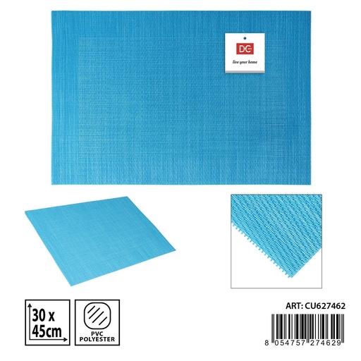 [0235350] Salvamantel individual 30X45cm azul - Artículos de cocina y salvamanteles