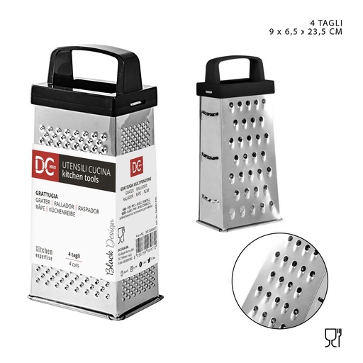[0205586] Rallador de 4 lados 9x6.5x20.1 cm - Herramientas de cocina