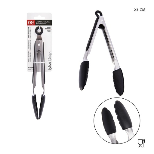 [0215414] Pinza de silicona para alimentos 23 cm - Utensilios de cocina 