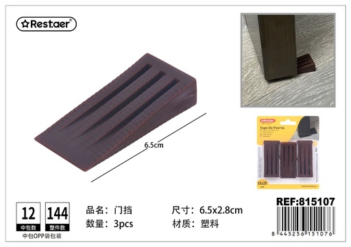 [815107] Tope de Puerta 3 pcs - Accesorios de ferretería