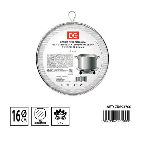 [0232056] Difusor de calor para placa de cocina 16 cm - Accesorios de cocina