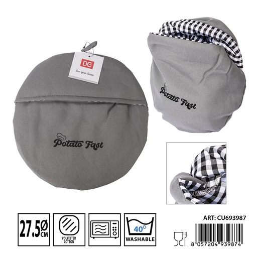 [0233925] Bolsa para cocer patatas en microondas - 27.5CM