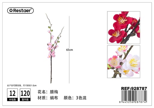 [928787] Flor de ciruelo 65cm - Flores de decoración artificial