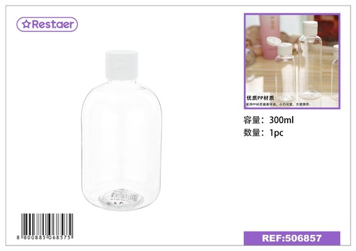[506857] Botella rociadora de plástico 300ml - Accesorios de belleza y envases