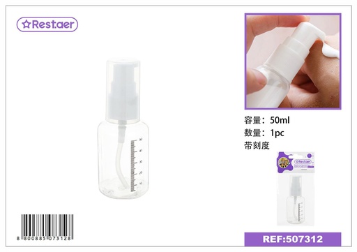 [507312] Botella dosificadora 50ml - Accesorios de belleza