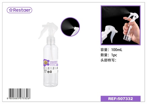 [507332] Botella de spray 100ml - Accesorios de belleza