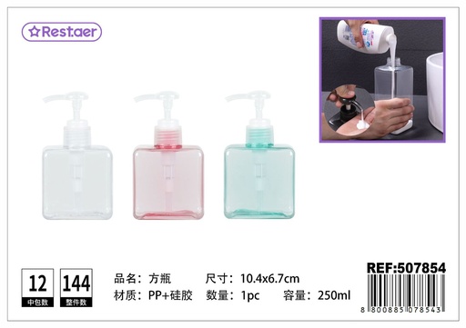 [507854] Botella dispensadora 10.4x6.7cm - Productos de belleza