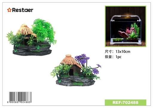 [702488] Adorno de acuario 13*10 cm - Decoración de acuarios