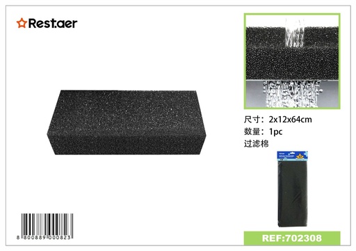 [702308] Esponja filtrante 12*64*2 cm 1 pc - Accesorios de acuarios
