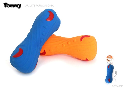 [YM7873] Juguete de látex en forma de hueso 14 cm - Juguetes para mascotas
