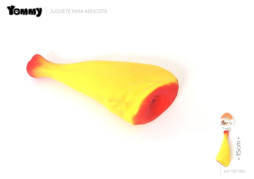 [YM7881] Juguete de látex para mascotas 15 cm - Juguete para mascotas