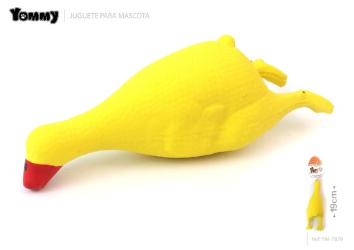 [YM7879] Juguete de látex para mascotas en forma de paloma de 19cm - Juguetes para mascotas