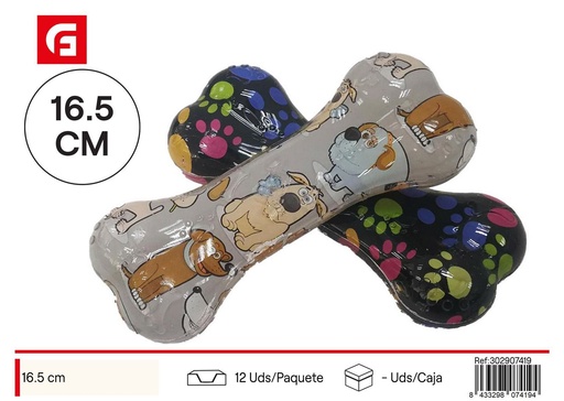 [302907419] Juguete de goma para perro 16.5cm - Juguetes para perros y accesorios