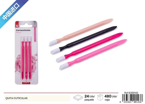 [6300143] Quita cutículas 3pc - Accesorios de belleza