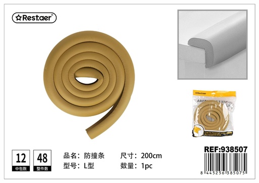 [938507] Cinta protectora autoadhesiva forma L color madera 1 pcs*2m - Accesorios para muebles