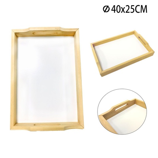 [A000036] Bandeja de madera 40x25 cm - Accesorios de cocina