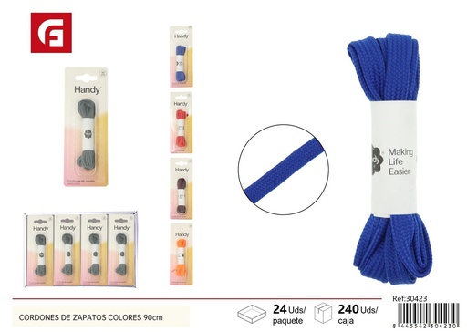 [30423] Cordones de zapatos de colores 90 cm - Accesorios de calzado