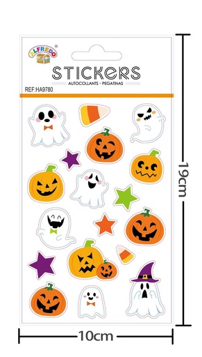 [HA9780] Sticker Decoración Halloween 10x19 cm - Sticker para decoraciones de Halloween