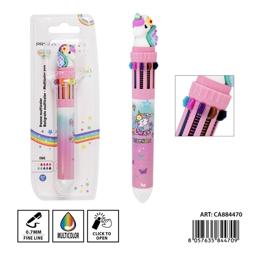 [0234570] Bolígrafo de 10 colores 0.7 mm - Herramientas de escritura