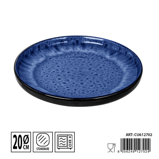 [0235920] Plato de fruta azul oscuro 20 cm - Artículos de mesa y vajilla