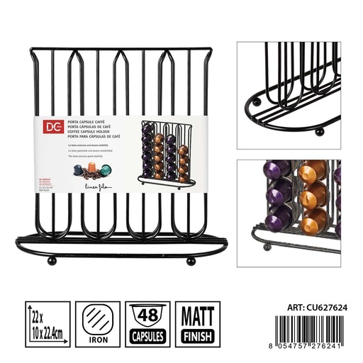[0236495] Porta cápsulas de café 22x10x22.4cm - Accesorios de cocina