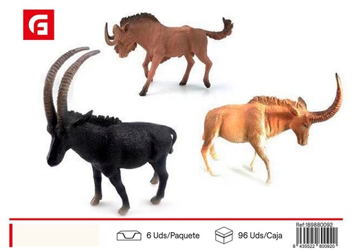 [189880092] Set de animales de la selva (3 figuras de 5 pulgadas) - Juguetes y animales