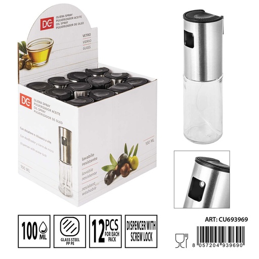 [0233730] Pulverizador de aceite de vidrio 100 ml - Accesorios de cocina