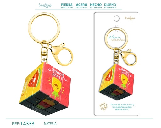 [14333] Llavero cubo - Accesorios de diseño